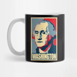 George Washington Propaganda Poster Pop Art Mug